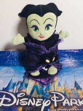 Disney Parks Disney Babies Plush Malificent Doll with Blanket